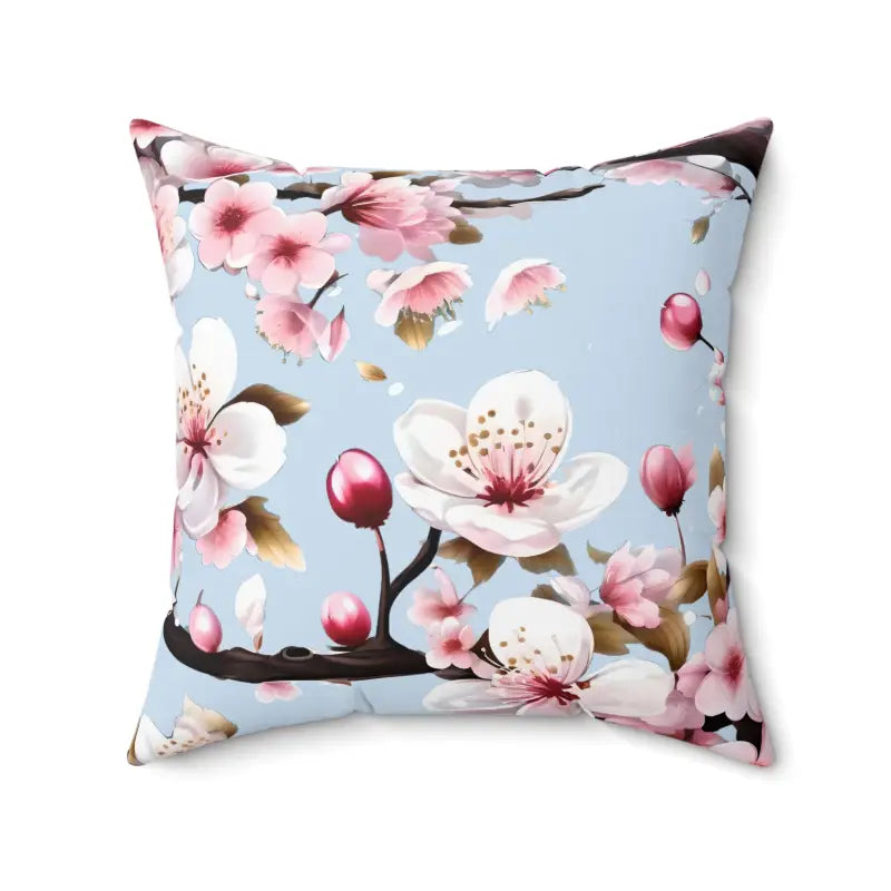 Kids Pillows with Fun DesignsCherry Blossom Floral Pillow: Nature's Hug for your Sofa