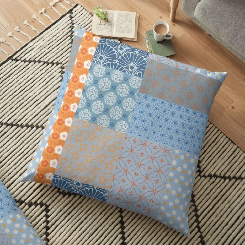 Soft and Fluffy Pillows for Bedroom ComfortBlue and Orange Outdoor Pillows