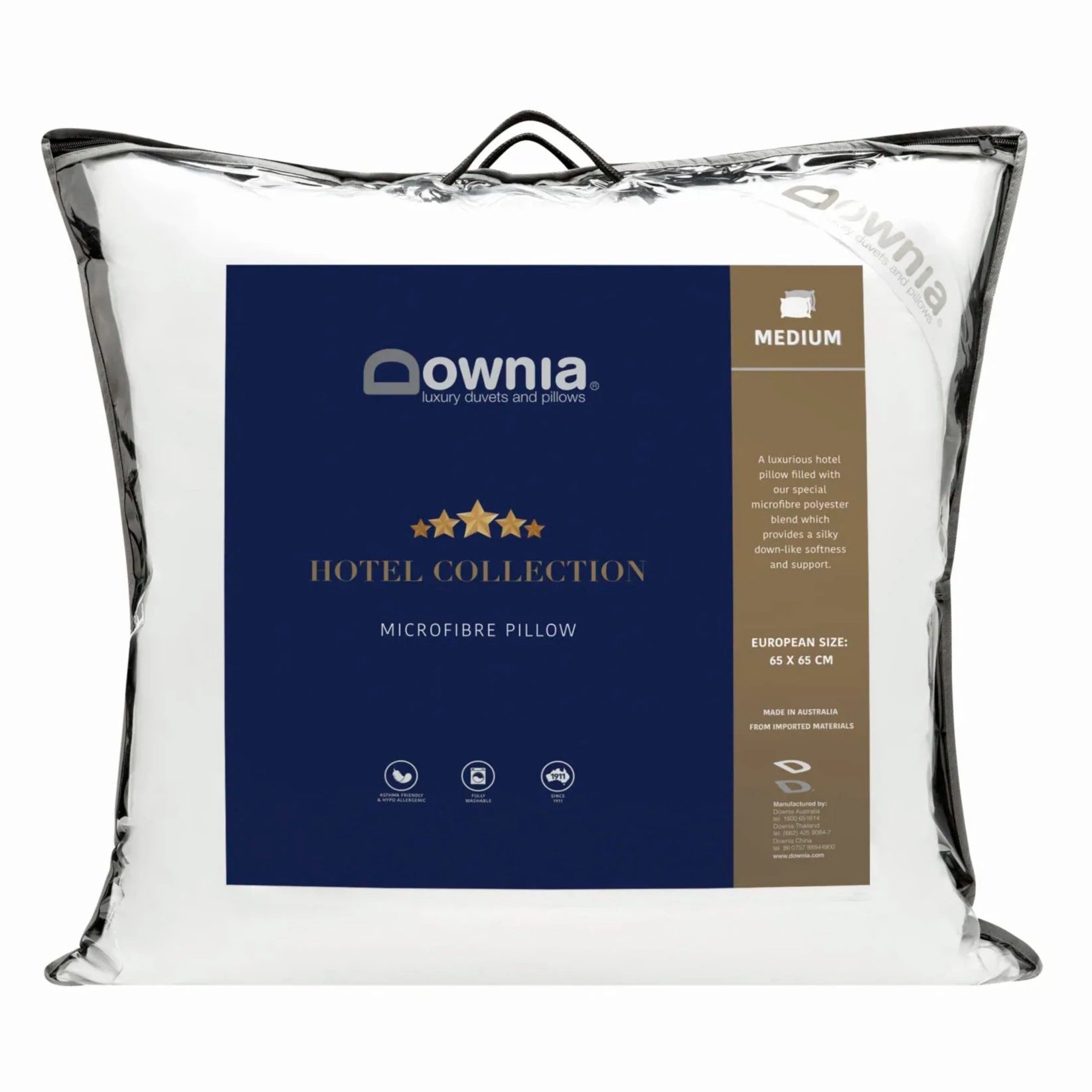 Round Pillows for Boho-Style InteriorsHOTEL COLLECTION Microfibre blend EUROPEAN PILLOW by Downia