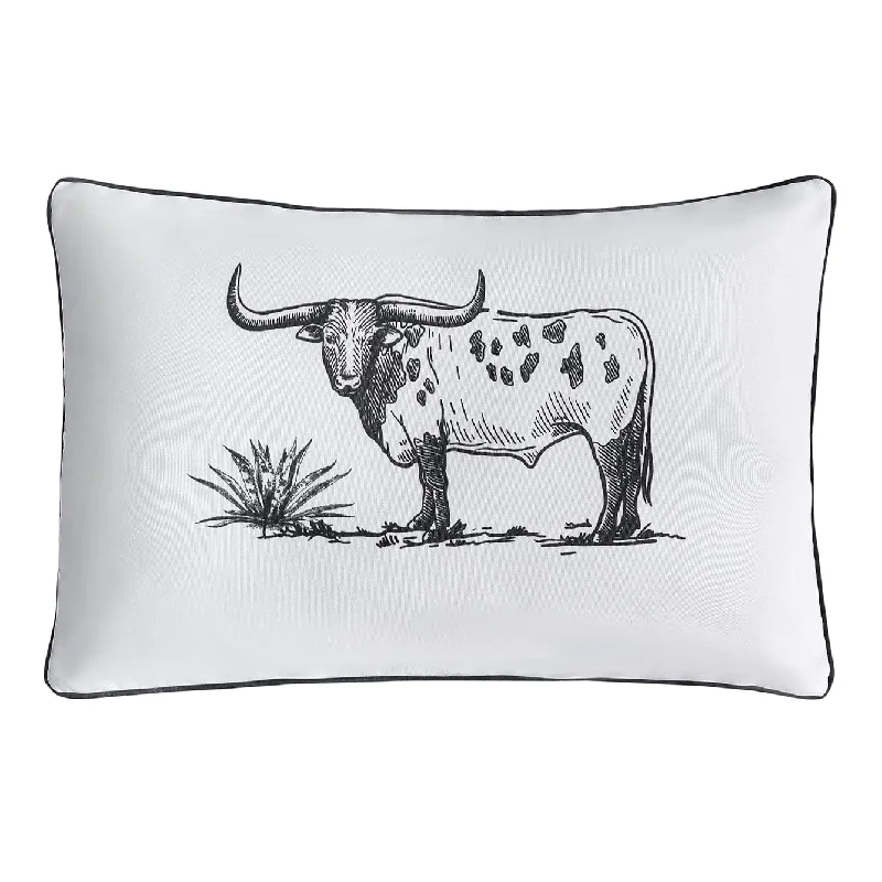 Firm Pillows for Side SleepersRanch Life Steer Indoor/Outdoor Pillow