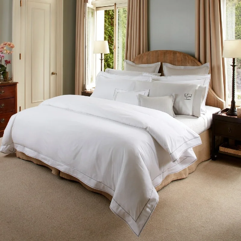 Duvet covers to pair with down comforters for maximum warmthAnsonia Duvets & Shams from Matouk