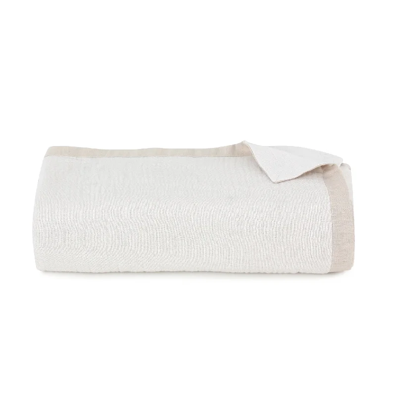 Synthetic fiber blend blankets for a budget - friendly choiceBeige Cotton Frame Muslin Throw Blanket