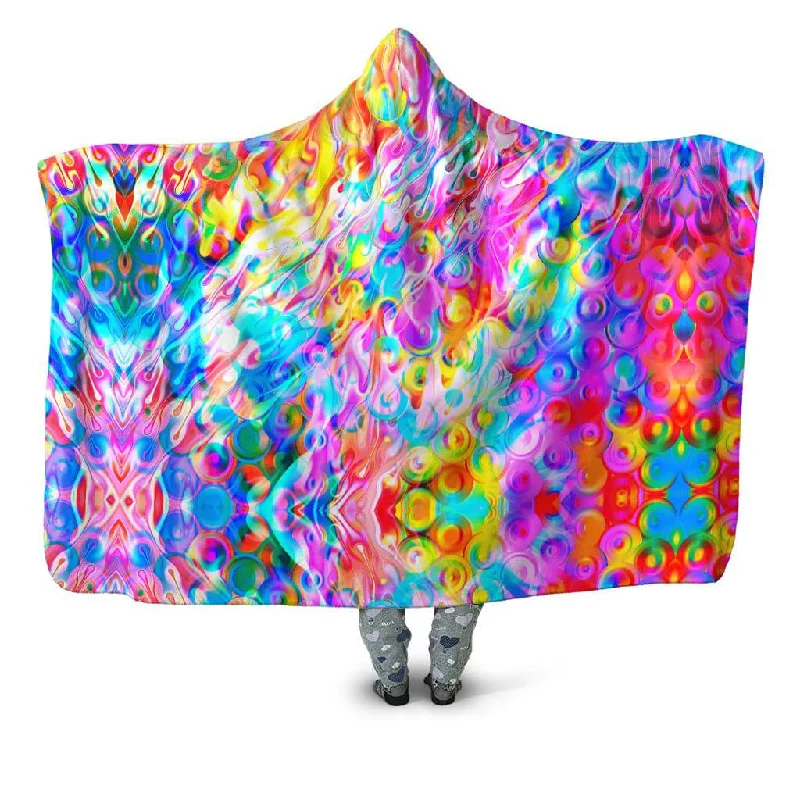 Fleece blankets for a cozy and plush textureBlissful Drip Hooded Blanket