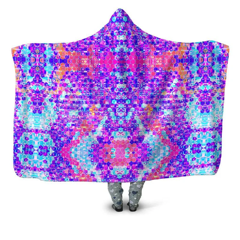 Acrylic blankets for a soft and affordable alternativeBlocks Of Life Hooded Blanket