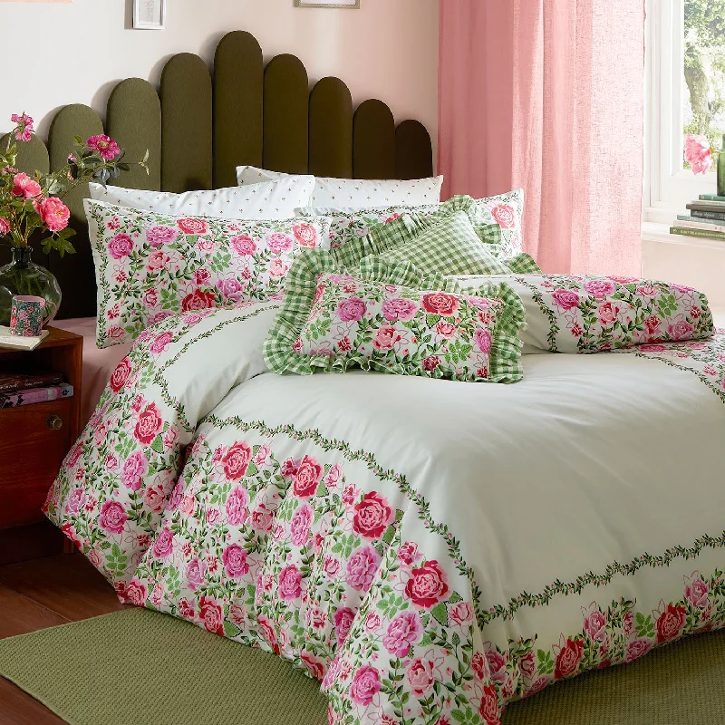 Clearance - priced duvet covers for a great deal on last - season modelsBed duvet covers to enhance the comfort and aesthetics of the bedroomCath Kidston Dolly Rose Sage Duvet Set