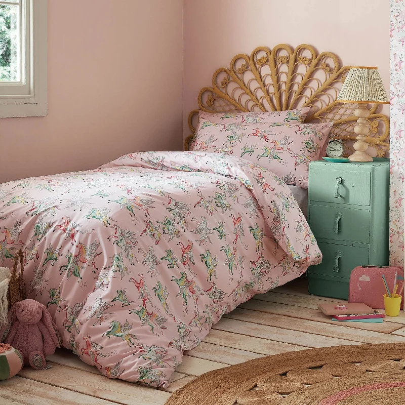 Mid - priced duvet covers with a good balance of quality and costCath Kidston Painted Unicorn 100% Cotton Duvet Set