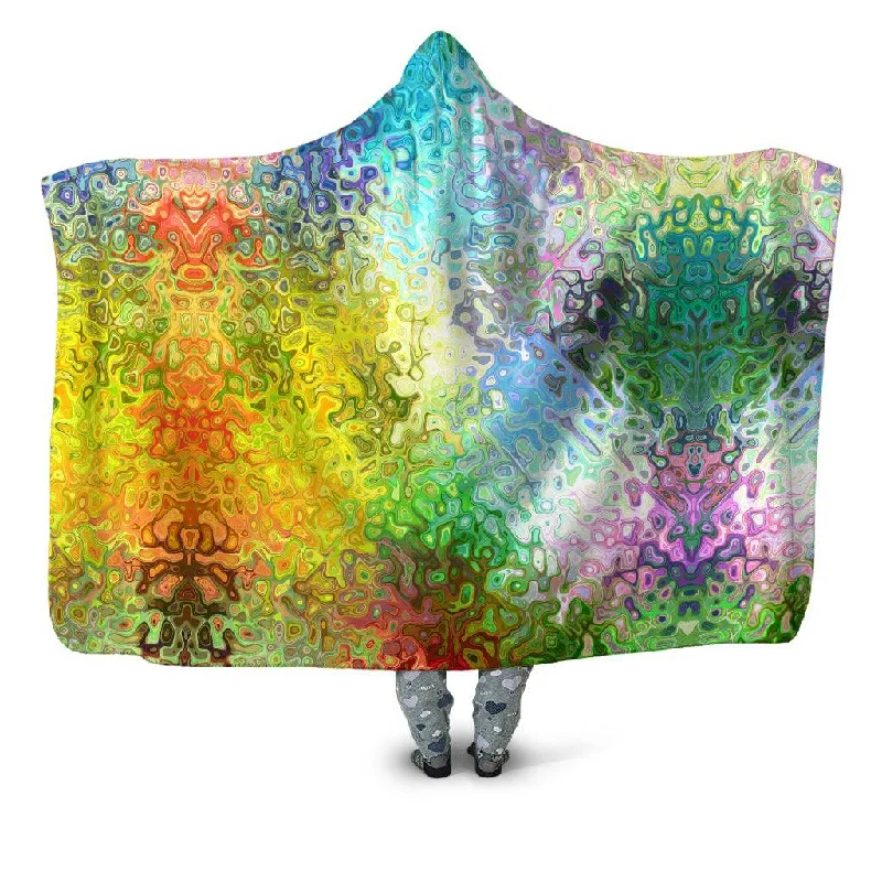 Acrylic blankets for a soft and affordable alternativeColor Jumble Hooded Blanket