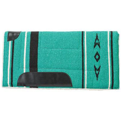 Bamboo fiber blankets with natural antibacterial propertiesWeaver Leather Emerald Green Fleece Pony Pad