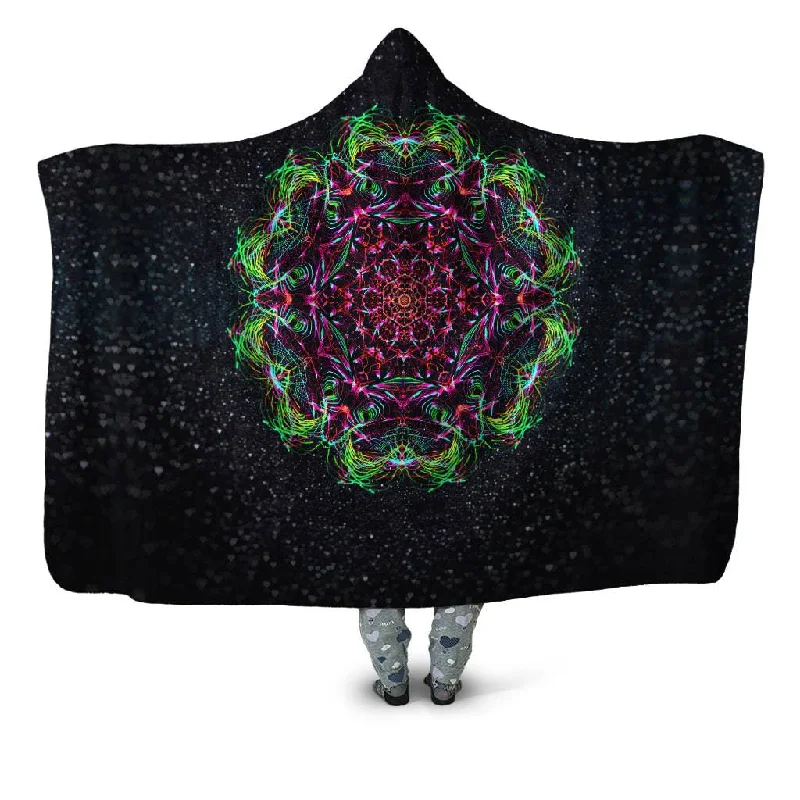 Synthetic fiber blend blankets for a budget - friendly choiceGalactic Portal Hooded Blanket