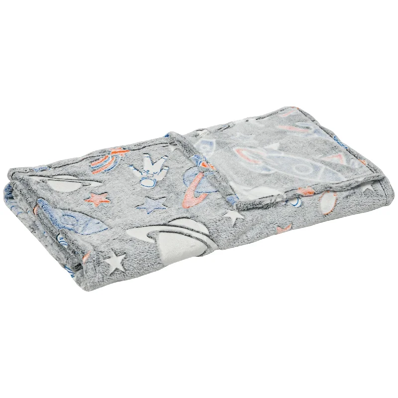 Microfiber blankets that are durable and easy to care forGlow in The Dark Flannel Fleece Blanket for Sofas