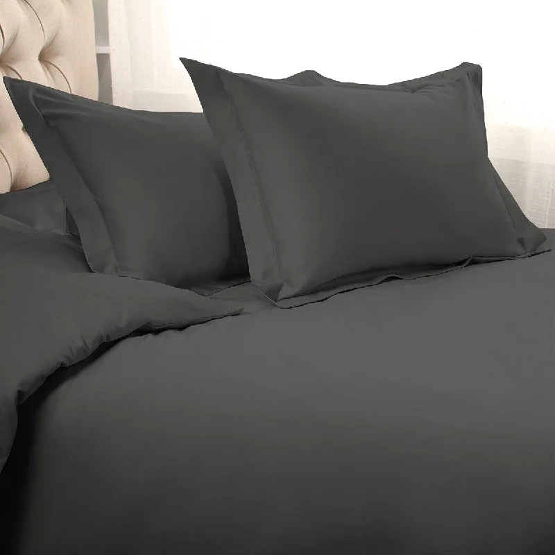 Affordable duvet covers for those on a tight budgetGray King Cotton Blend 1500 Thread Count Washable Duvet Cover Set