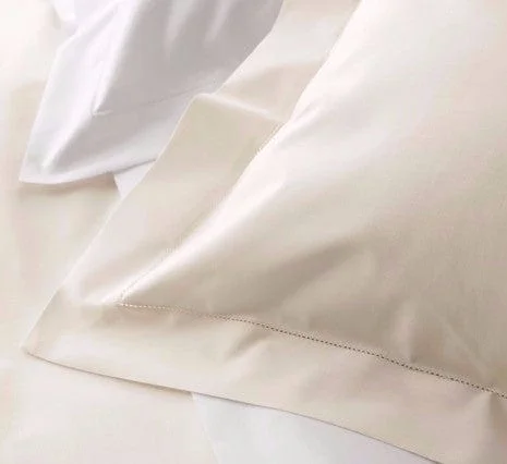 Light - blocking duvet covers for a better sleep during the dayKey Largo Positano Hemstitch Easy-Care Bedding by Matouk