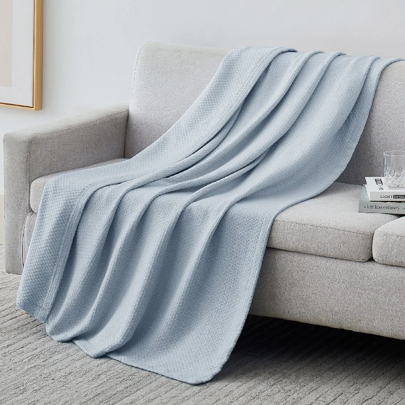 Synthetic fiber blend blankets for a budget - friendly choiceMilton Cotton Blankets and Throws