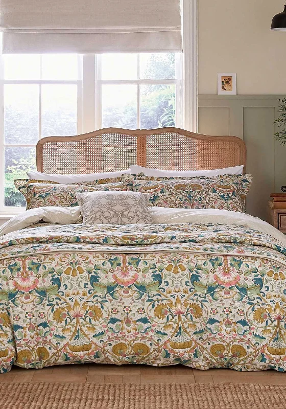 Boho - style duvet covers with vibrant colors and ethnic patternsMorris & Co. Lodden Duvet Cover, Primrose & Thyme