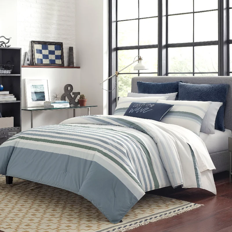 Flannel duvet covers for warmth in cold weatherNautica Lansier Duvet Cover Set In Grey