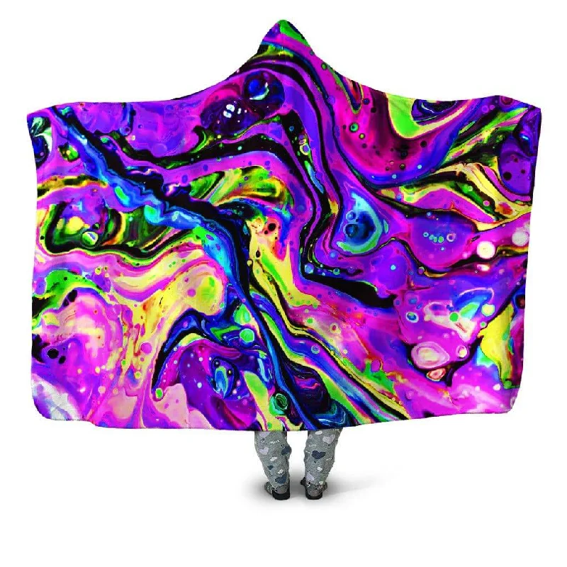 King - size blankets to cover large beds comfortablyPurple Funk Hooded Blanket