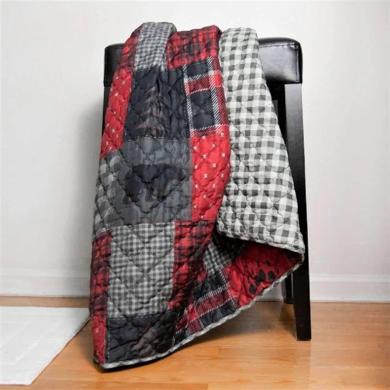 Acrylic blankets for a soft and affordable alternativeRed Bear Quilted Throw Blanket