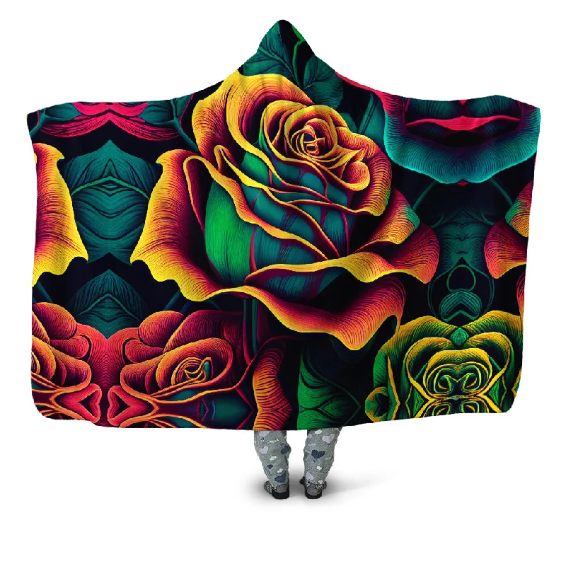 King - size blankets to cover large beds comfortablyRosebud Hooded Blanket