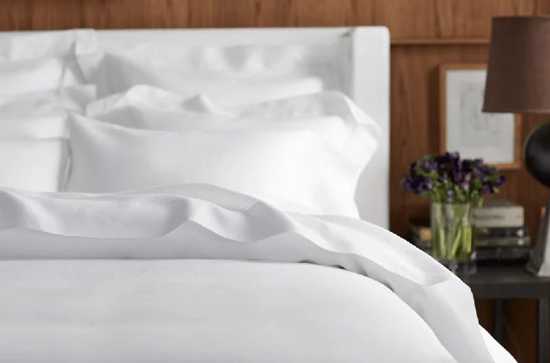 Linen duvet covers with a natural texture and breathabilityCourtrai Bedding by Scandia Home