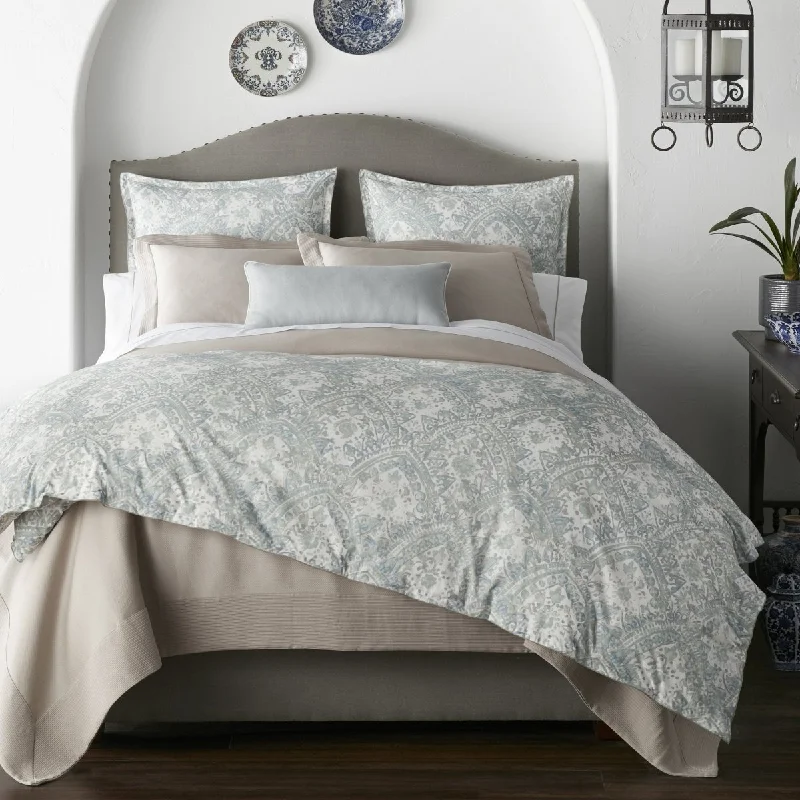 Ombre - colored duvet covers with a gradient effect for a trendy and unique styleSeville Percale Bedding by Peacock Alley