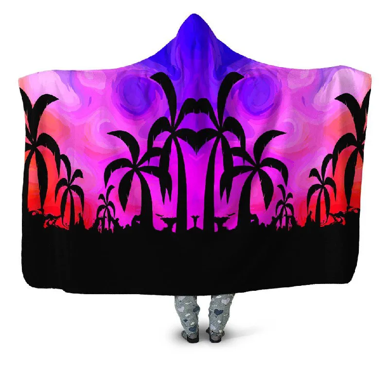 Acrylic blankets for a soft and affordable alternativeTropical Twilight Hooded Blanket