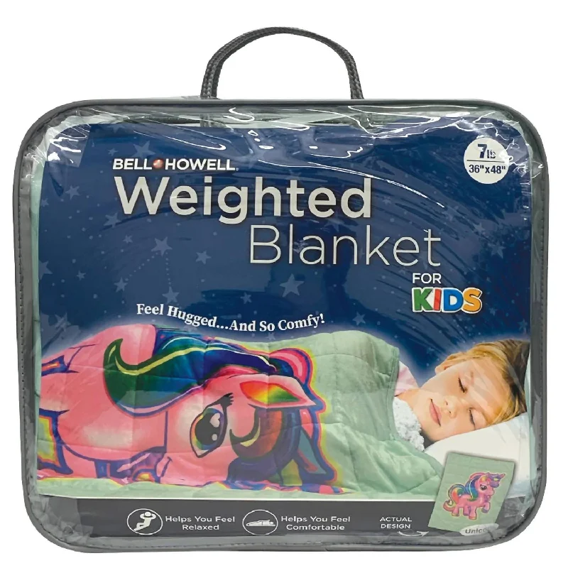 Silk blankets with a smooth and elegant touchWeighted Blanket In Unicorn