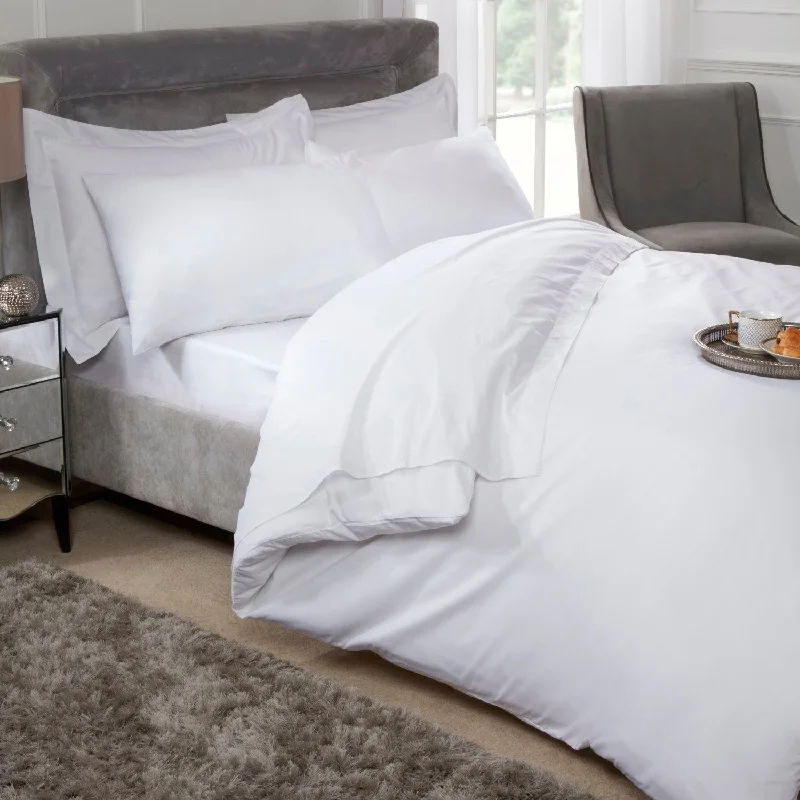 Minimalist - style duvet covers with clean lines and simple designsEgyptian Cotton White 200 Thread Count Duvet Cover