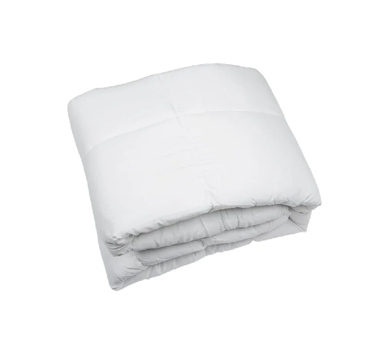 Organic cotton duvet covers for a chemical - free and eco - friendly optionWhite Twin Microfiber Thread Count Down Alternative Duvet Insert