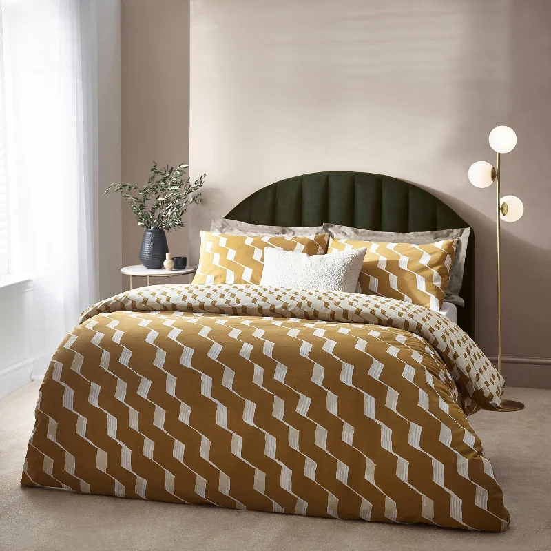 Mid - priced duvet covers with a good balance of quality and costZabine Abstract Cotton Rich Reversible Duvet Cover Set