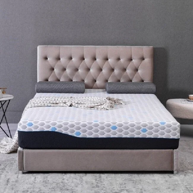 Innerspring mattresses with coil counts for support10 Inch King Size Memory Foam Mattress, Mattress in A Box, Gel Memory Foam Infused Bamboo Charcoal