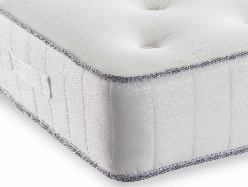 Hybrid mattresses combining foam and innerspring technologyAloe Vera 1000 Pocket Sprung Luxury Memory Mattress