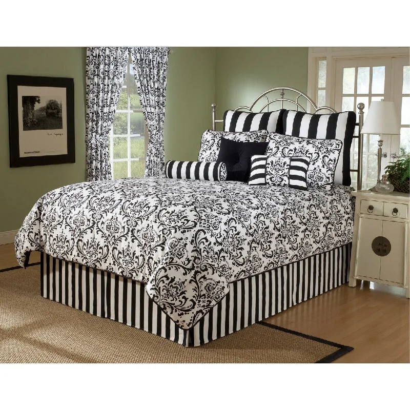 Duck down comforters with a softer feel and good warmth retentionArbor California King 10-piece Comforter Set