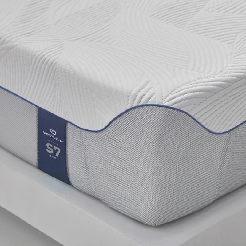 Gel - infused memory foam mattresses for cooler sleepBedgear S7 Performance Mattress