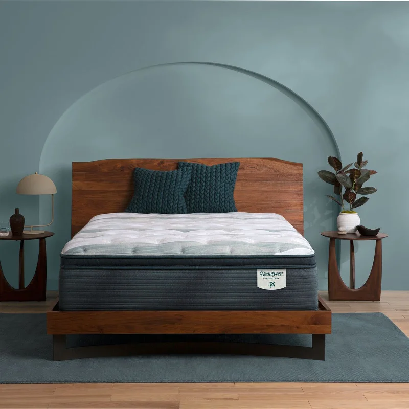 Gel - infused memory foam mattresses for cooler sleepBeautyrest® Harmony Lux™ Anchor Island 14.75" Medium Pillow Top Mattress