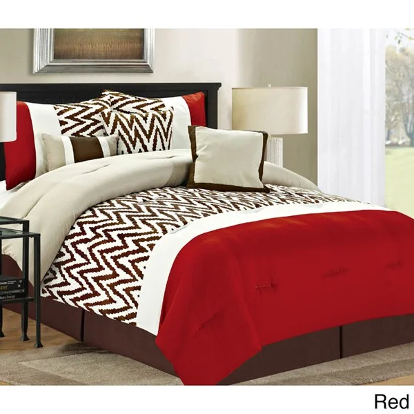 Synthetic - filled comforters like polyester for affordability and hypoallergenic propertiesBentley 7-piece Comforter Set