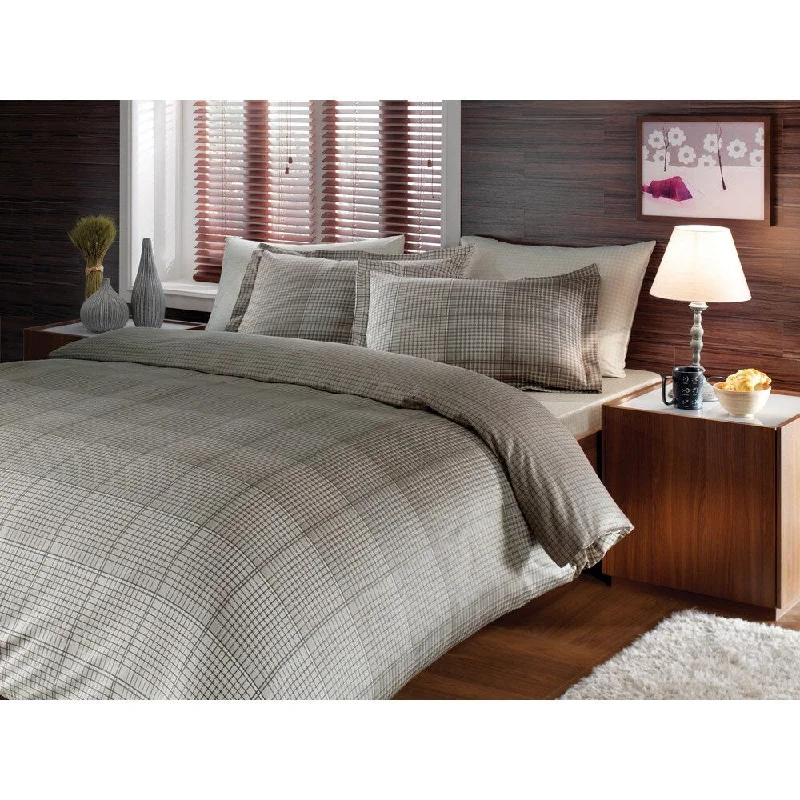 King - size comforters to fit large king - sized beds perfectlyBrielle Rayon from Bamboo Twill Graph 3-piece Down Alternative Comforter Set