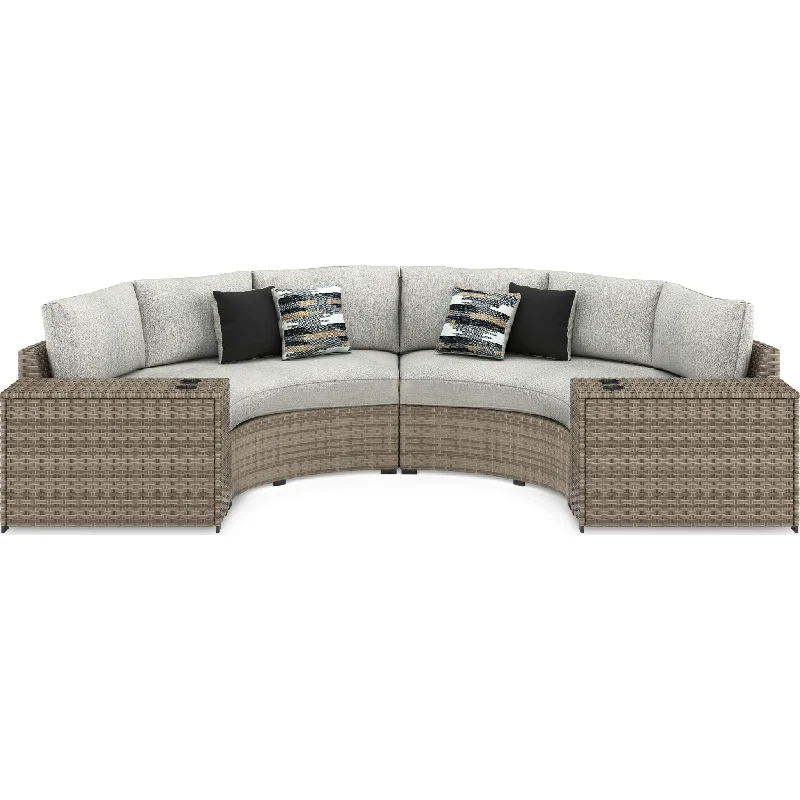 Natural latex and organic cotton blend mattressesCalworth 4 Piece Outdoor Sectional - Beige