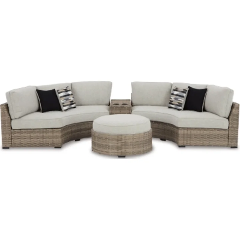 Natural latex and organic cotton blend mattressesCalworth 4 Piece Outdoor Sectional - Beige