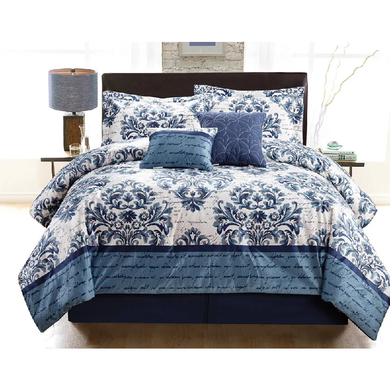 Down - filled comforters for supreme warmth and lightnessCosette 6-Piece Comforter Set