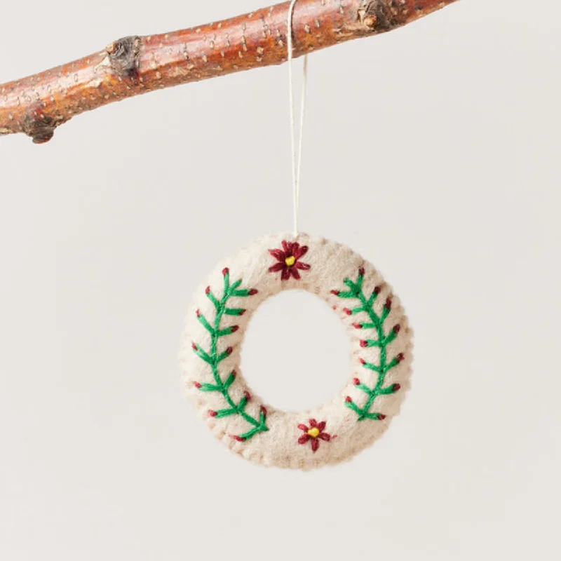 Hybrid mattresses combining foam and innerspring technologyFelted Folk Ornament - Wreath