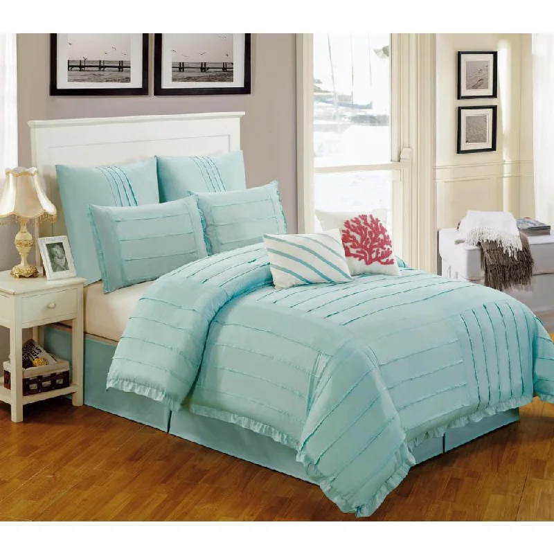 Down - filled comforters for supreme warmth and lightnessHampton House 8-piece Comforter Set