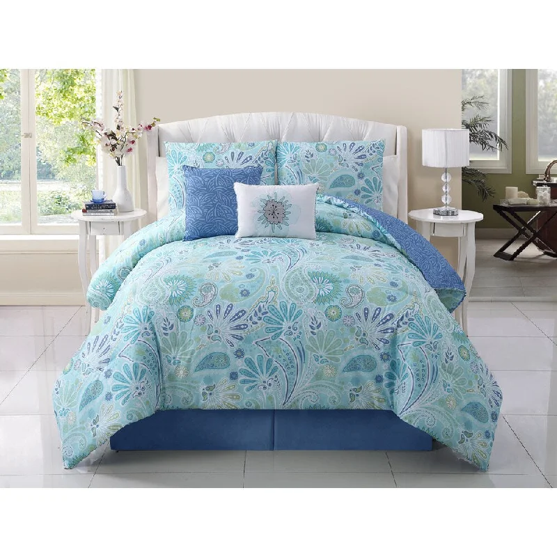 Silk - filled comforters for a luxurious and smooth touchHarmony 5-piece Comforter Set