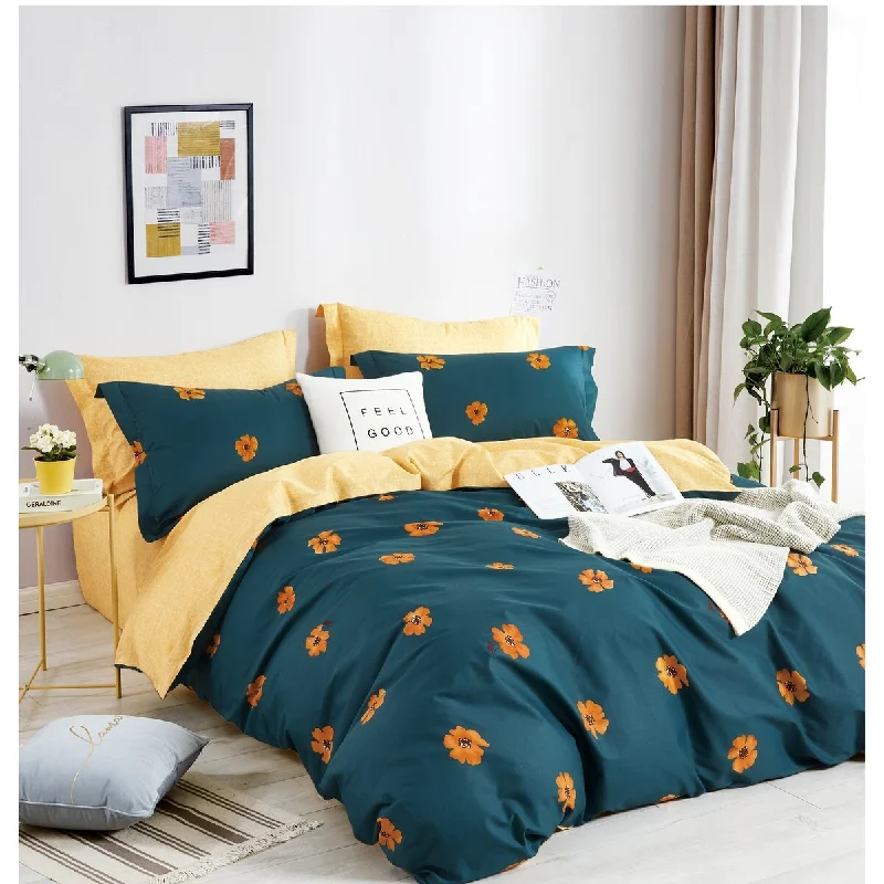 King - size comforters to fit large king - sized beds perfectlyHarper Reversible 100% Cotton Comforter Set