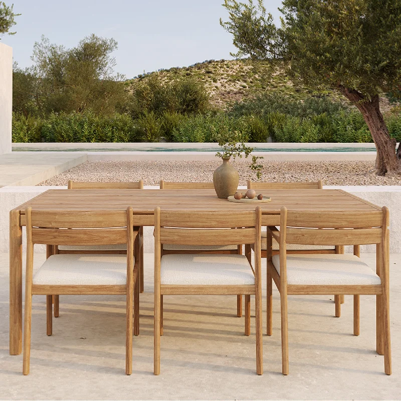 Wool - filled mattresses for natural insulation and moisture - wickingJack Outdoor Dining Table