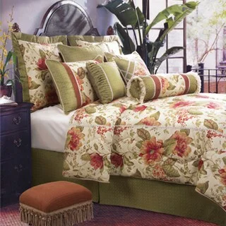 Duck down comforters with a softer feel and good warmth retentionJennifer Taylor Brianza 9-piece Oversized Comforter Set