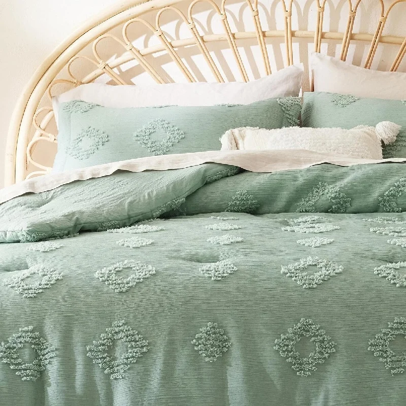 Sage Green - Tufted Gauze