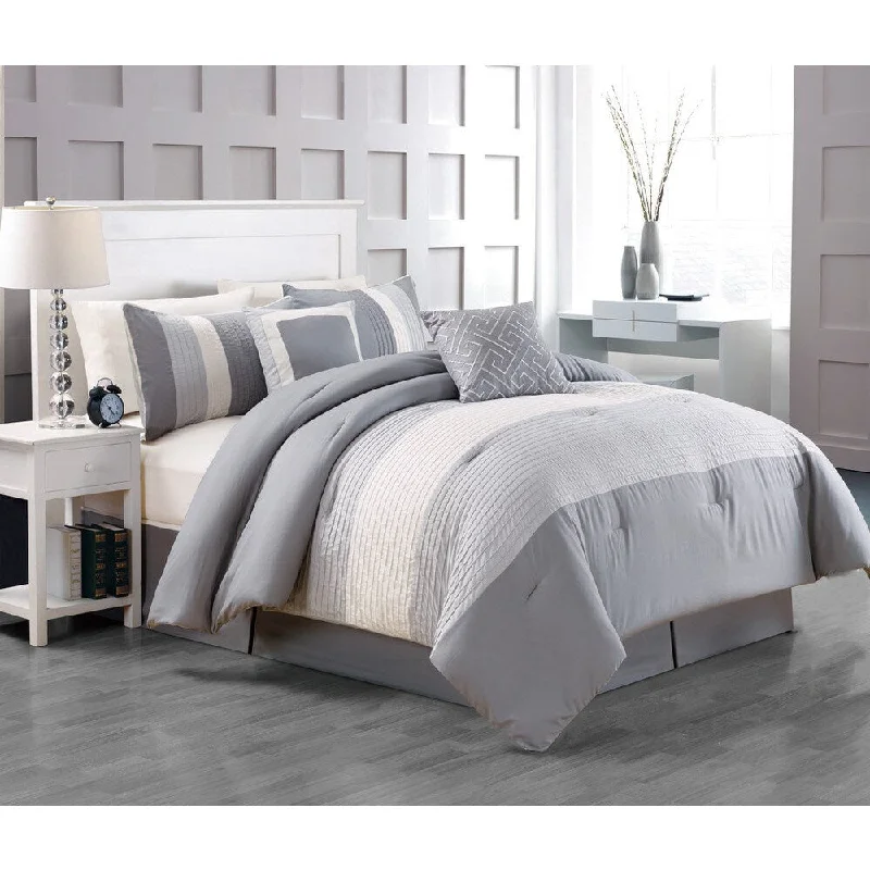 Queen - size comforters for standard queen - sized mattressesMandarin 6-Piece Comforter Set