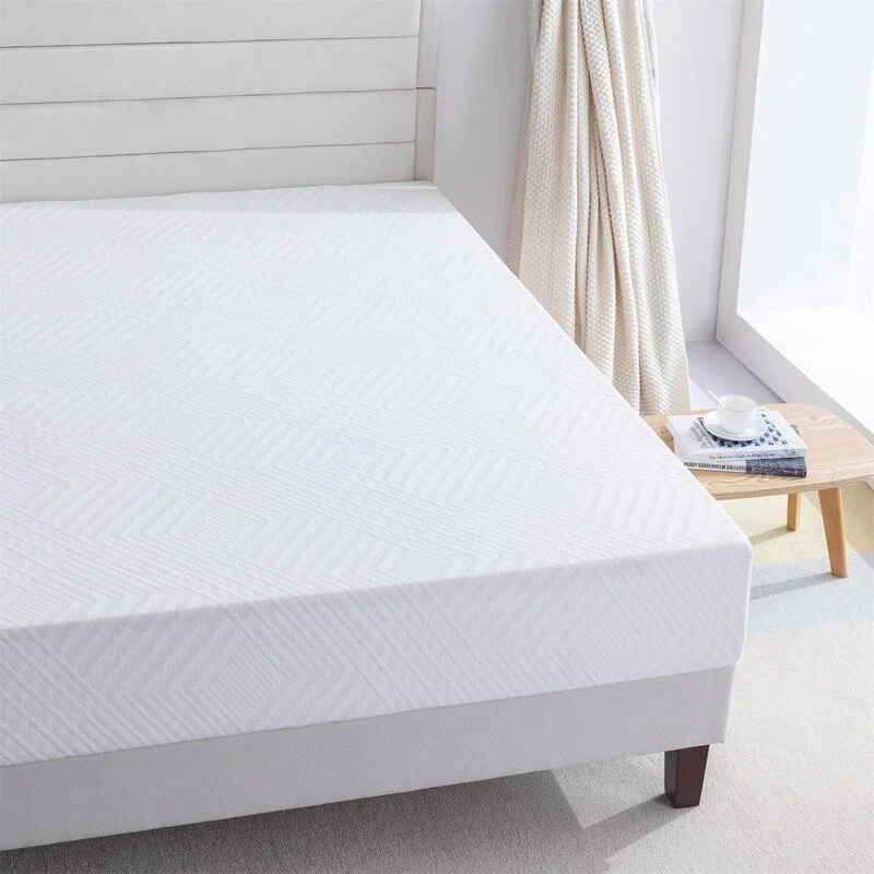 Latex mattresses with natural bounce and breathabilityMemory Foam Mattress, 10 inch Gel Memory Foam Mattress for a Cool Sleep, Bed in a Box, Green Tea Infused