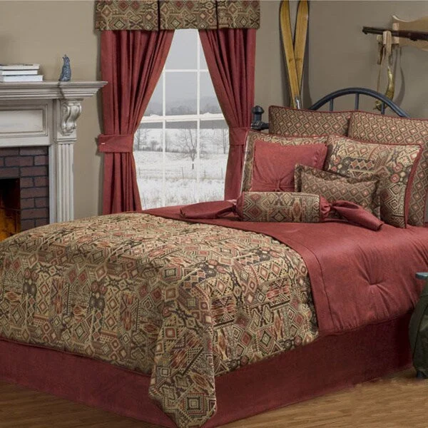 Goose down comforters known for their superior quality and insulationMesquite Queen-size 4-piece Comforter Set