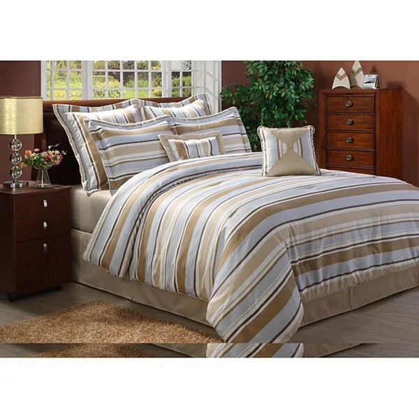 Bamboo - fiber - filled comforters with antibacterial and breathable qualitiesMoser 8-piece Comforter Set